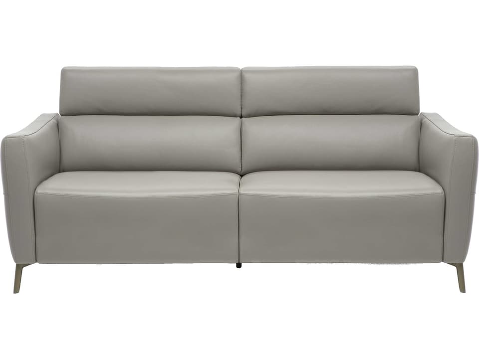 Natuzzi Editions Seattle Modern Sofa — Linear Design with Metal