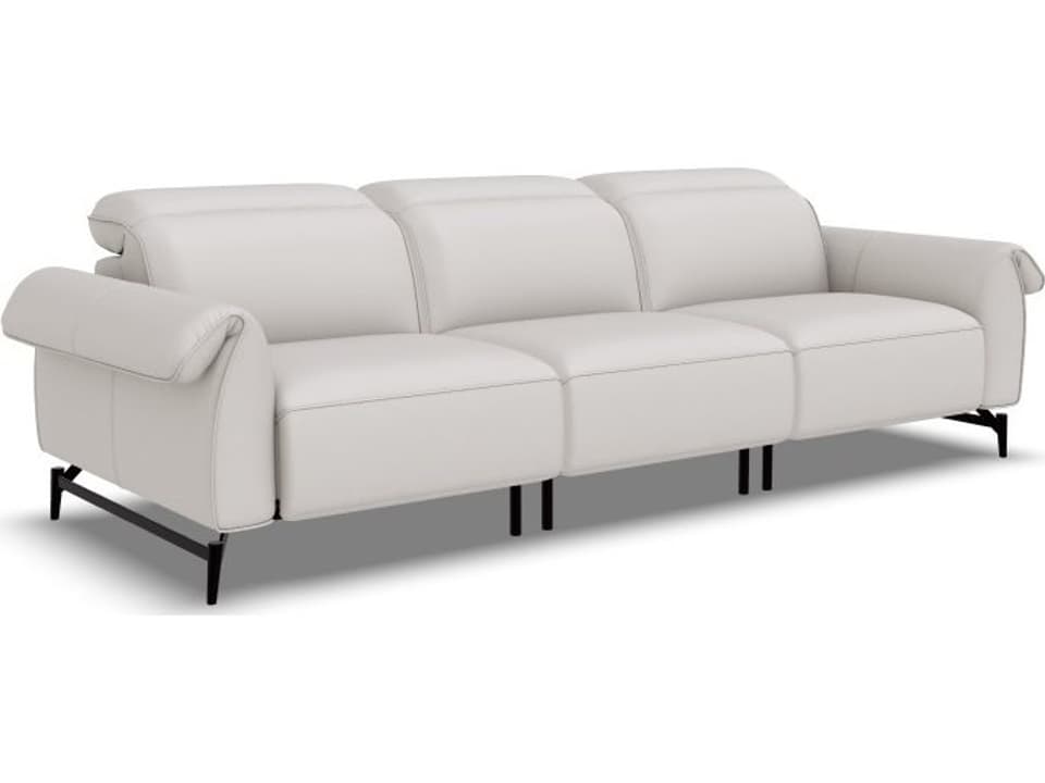 Natuzzi Editions Adrenalina Leather Sectional Sofa