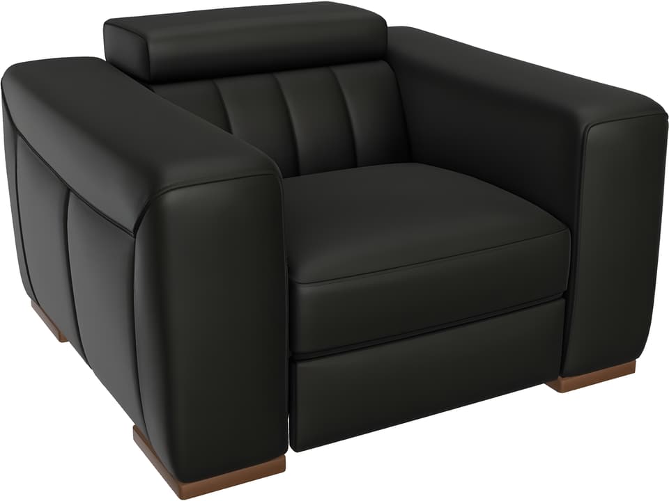 Forza Accent Chair with Electric Power Recline and Power Headrest in Wenge