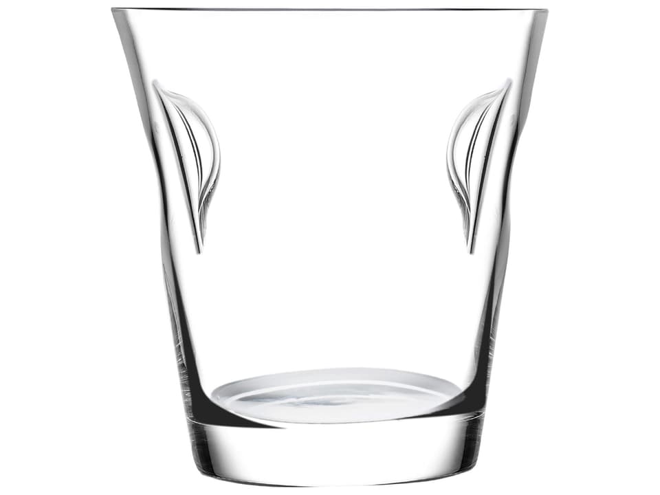 Glacier Clear Lead-Free Crystal Ice Box with Dimples