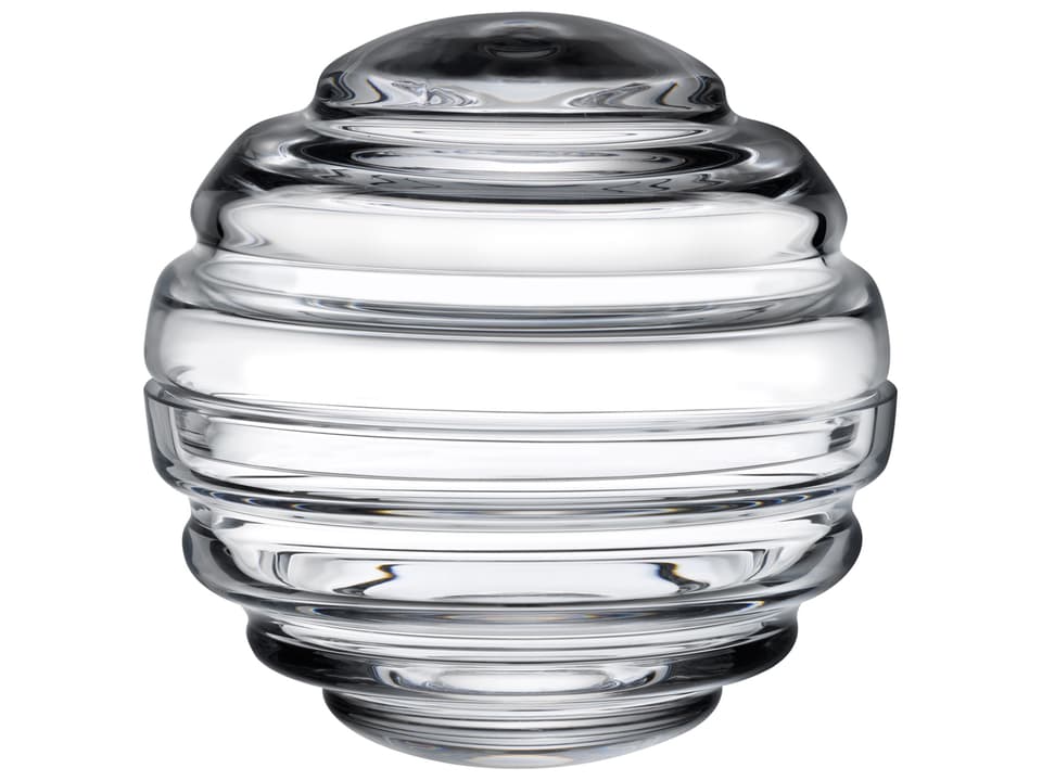 Nest Large Decorative Candy Box in Clear Lead-Free Crystal