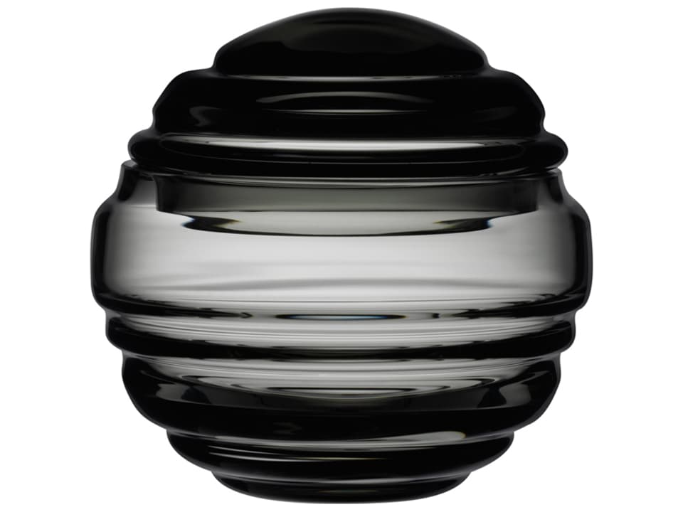 Nest Small Smoke Lead-Free Crystal Candy Box