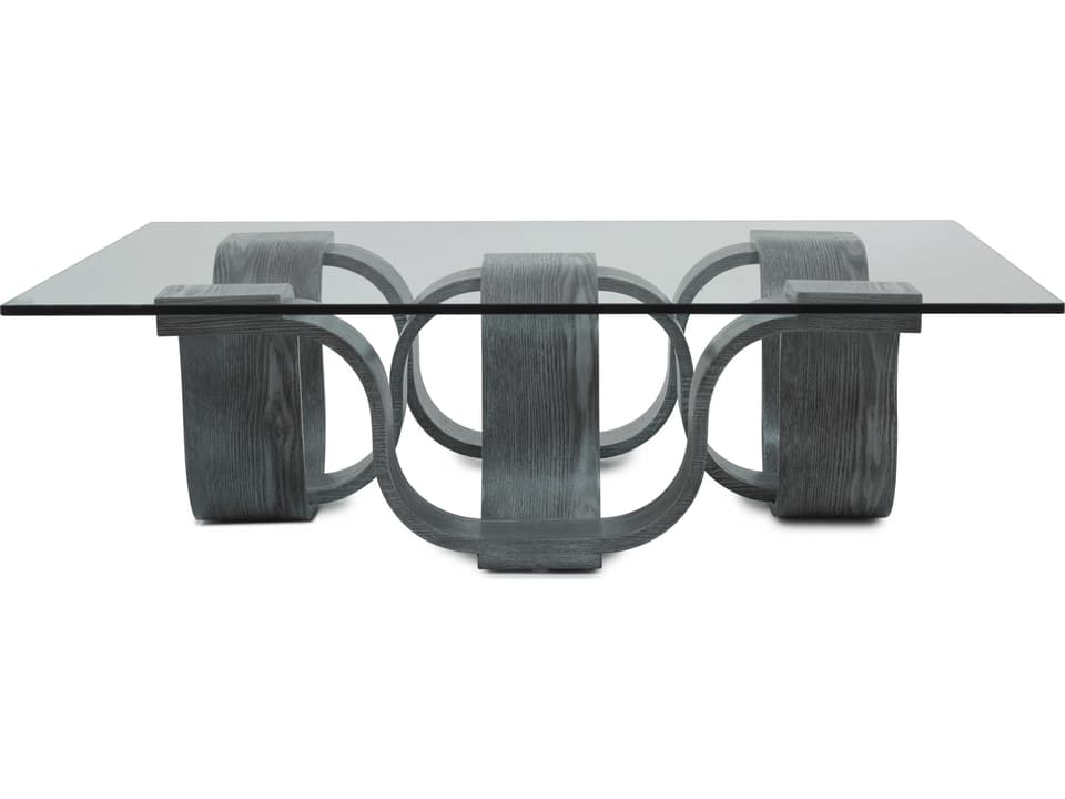 Square Glass Grey Coffee Table