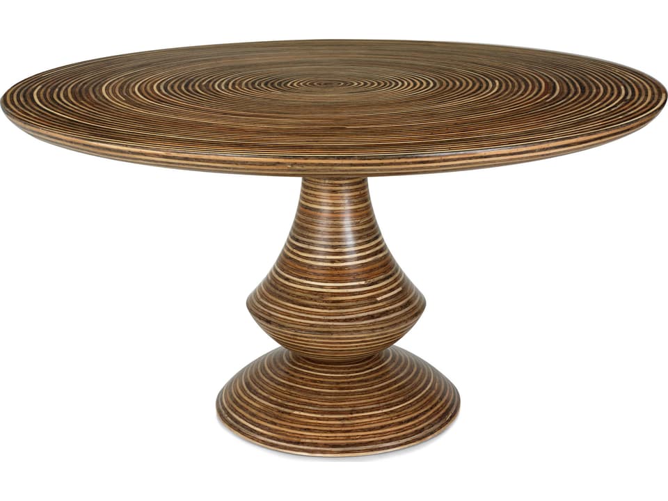 Rose Showtime Dining Table Handcrafted Rattan