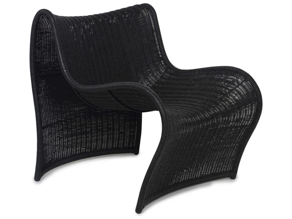 Lola Black Accent Chair