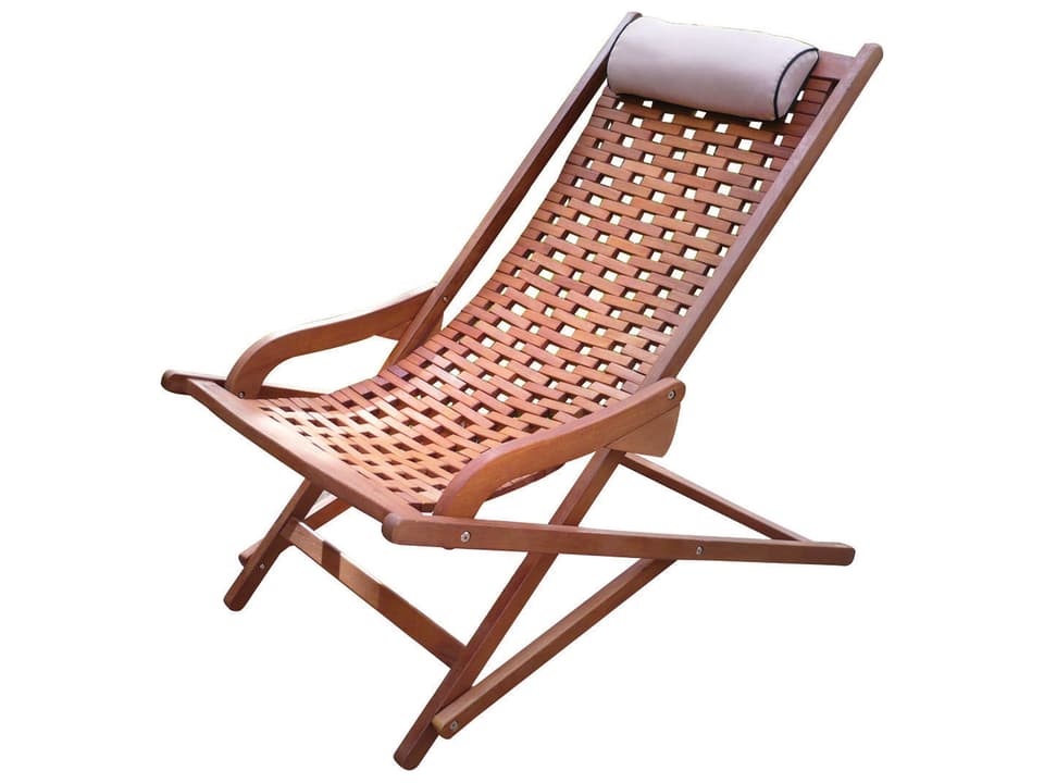 The Original Eucalyptus Swing Lounger with Beige Pillow