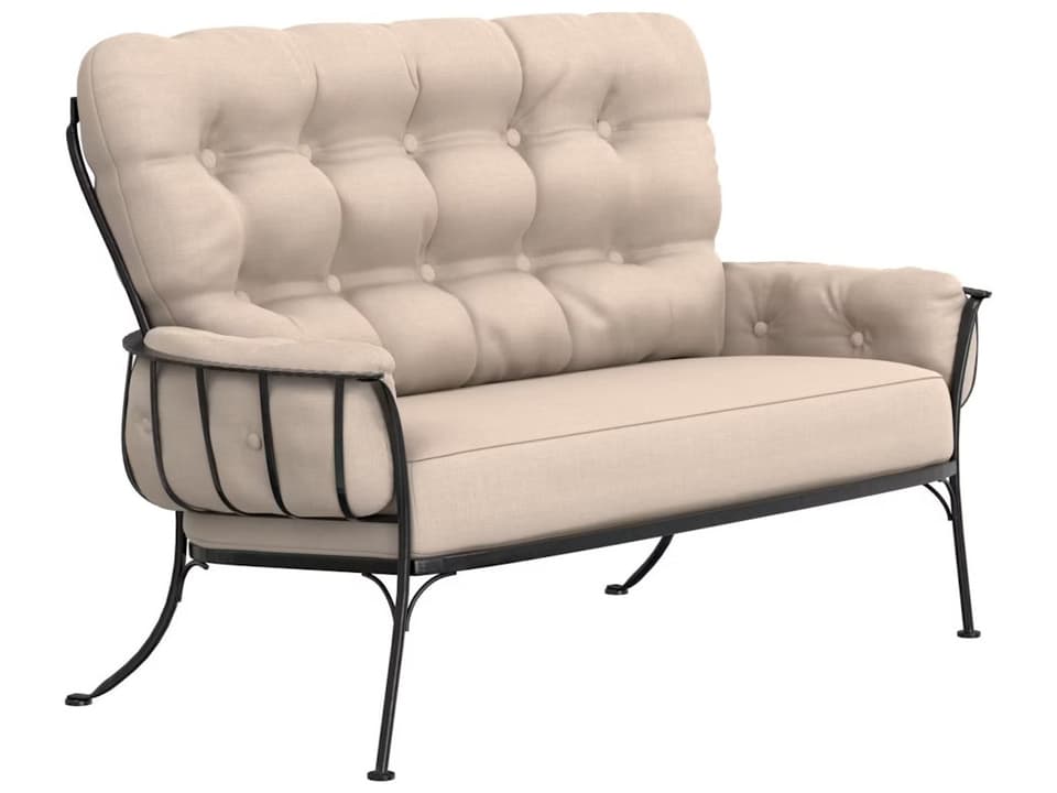 Monterra Urban Scale Wrought Iron Outdoor Loveseat