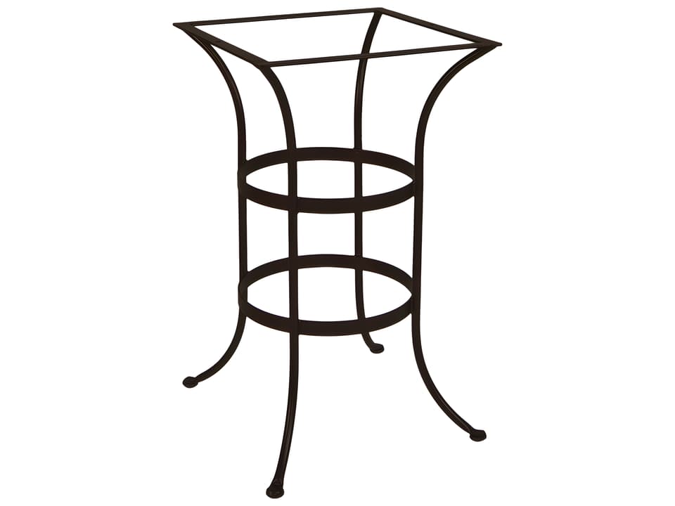Wrought Iron Square Bar Table Base