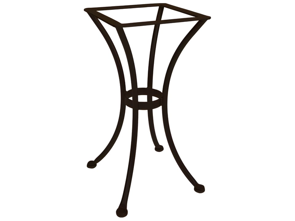 Standard Wrought Iron Round Bistro Dining Table Base