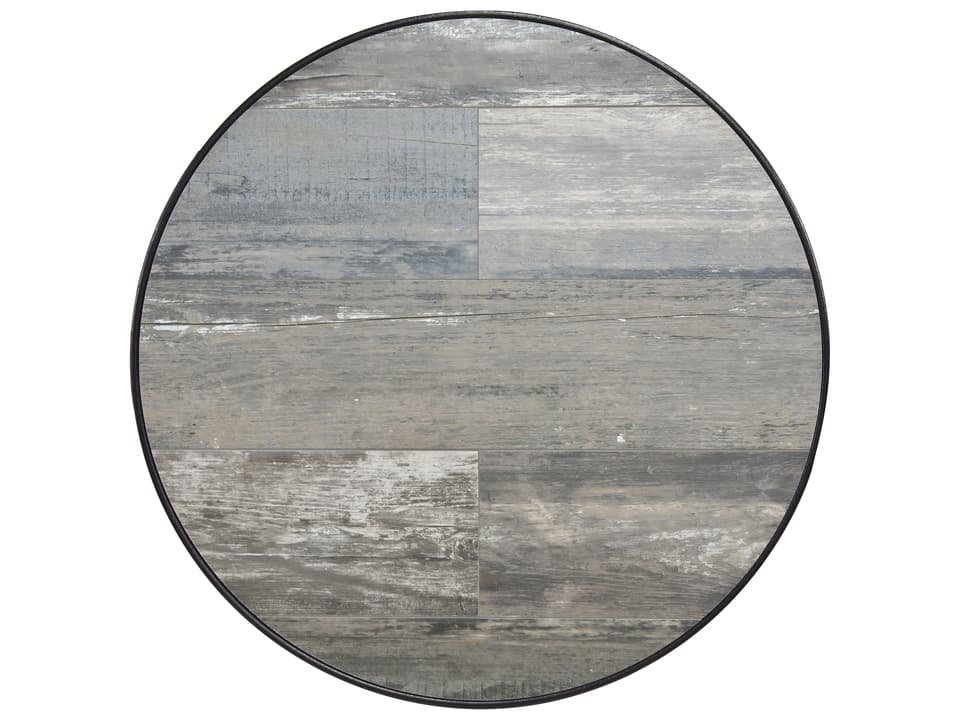 Reclaimed 24-Inch Round Porcelain Table Top