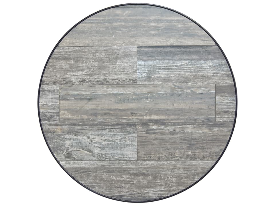Reclaimed 30-Inch Round Porcelain Table Top
