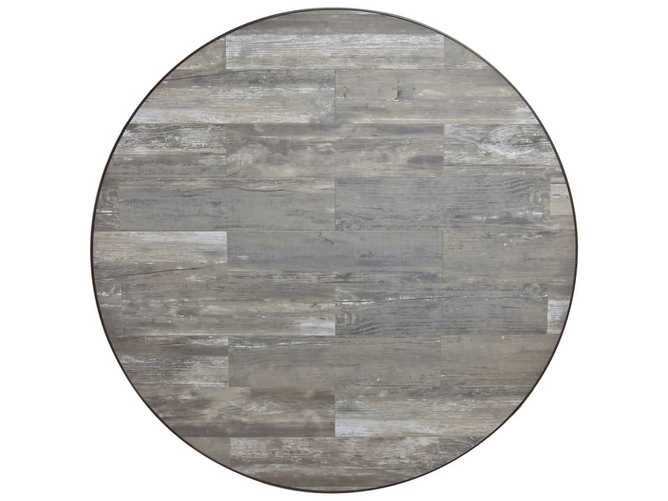 Reclaimed 54-Inch Round Porcelain Table Top