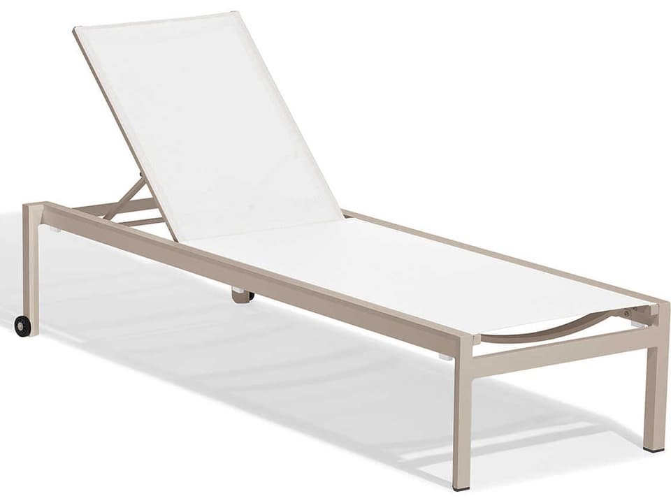 Ven Aluminum Sling Outdoor Chaise Lounge