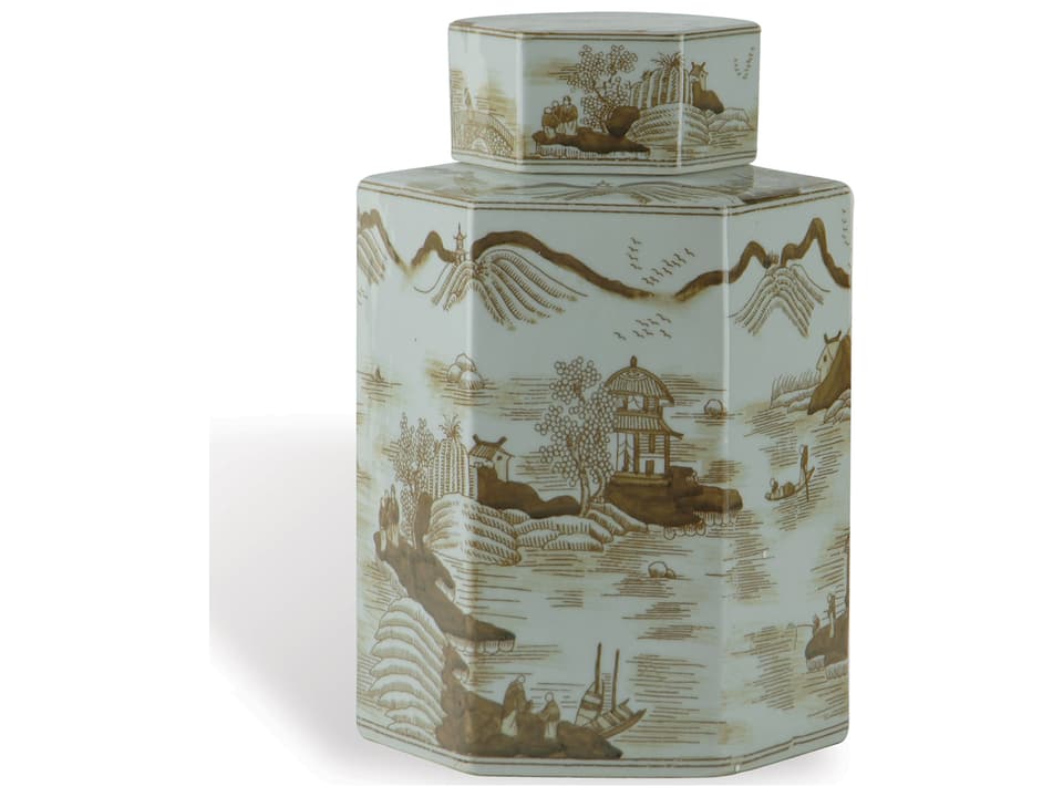 Canton Brown Jar Small