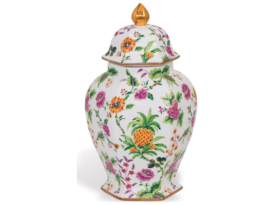 Williamsburg Portsmouth Pineapple Medium Decorative Jar