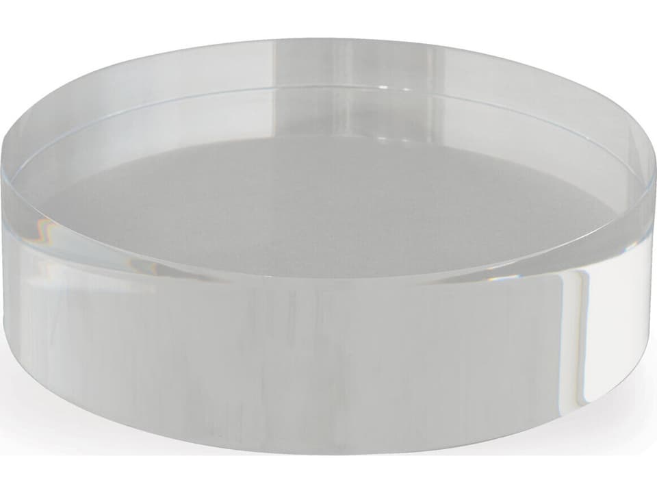 Lucite Round Display Stand Set of 2 in Clear