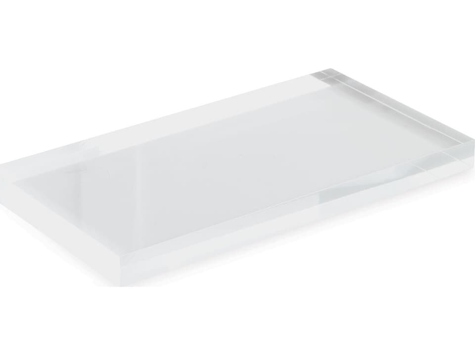 Lucite Stand Rectangle Large (Set Of 2)
