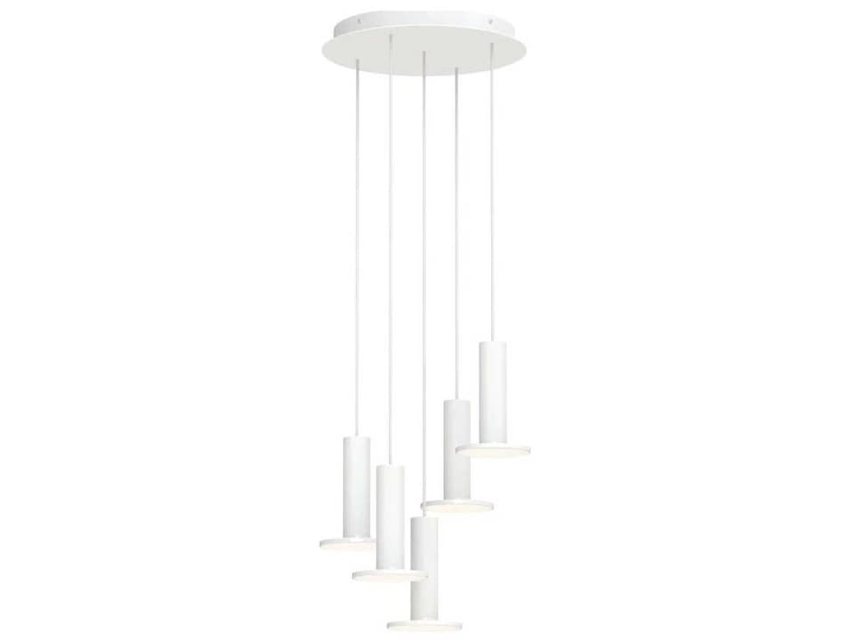 Cielo 5-Light Cylinder Linear Chandelier