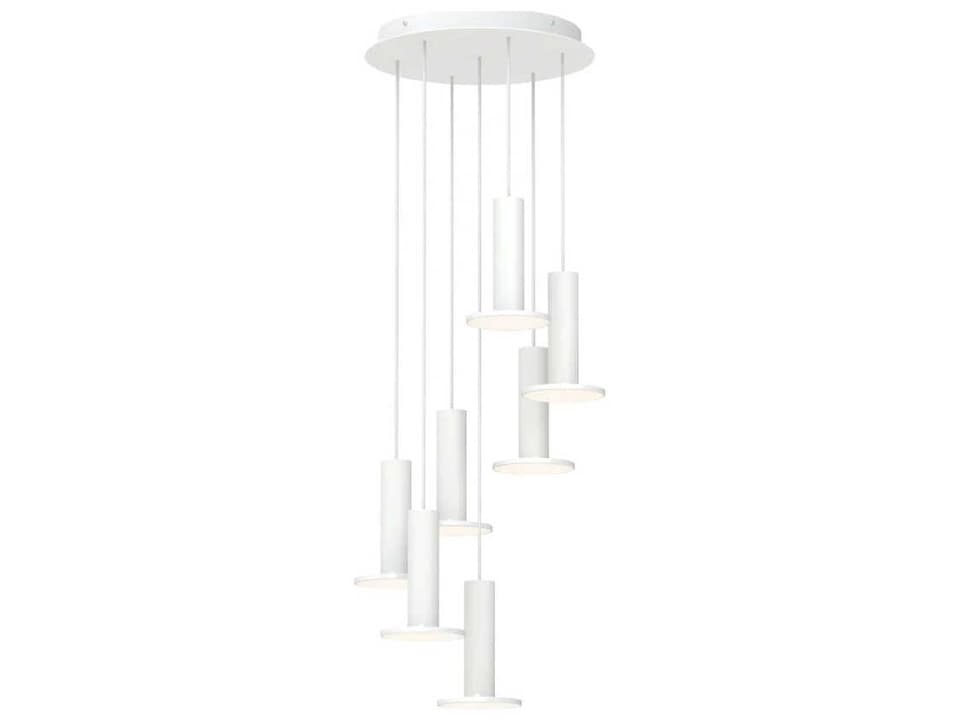 Cielo 7-Light Cylinder LED Chandelier