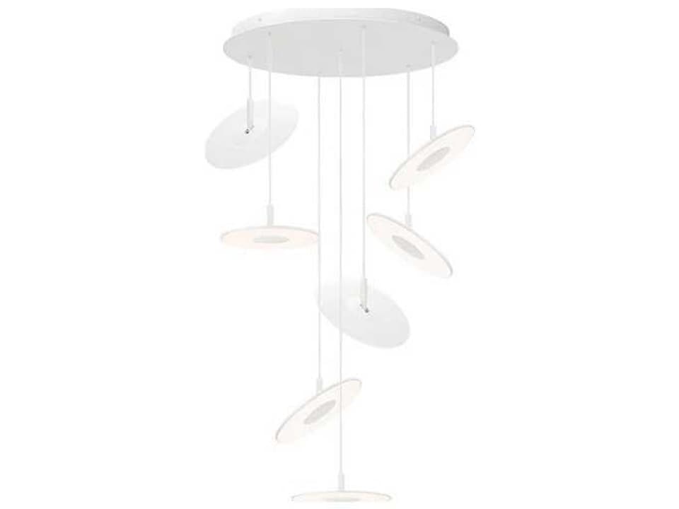 Circa 7-Light LED Chandelier with 360-Degree Rotation