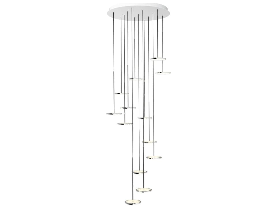 Sky Solo 5-Light Chrome Linear Chandelier