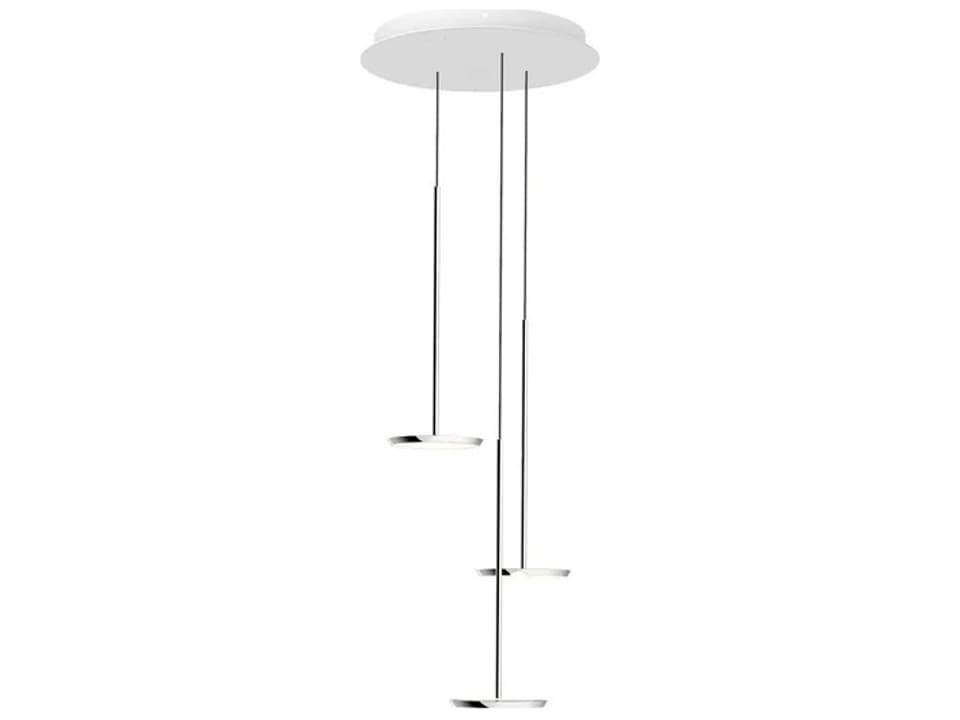 Sky Solo 3-Light Chrome Linear Chandelier