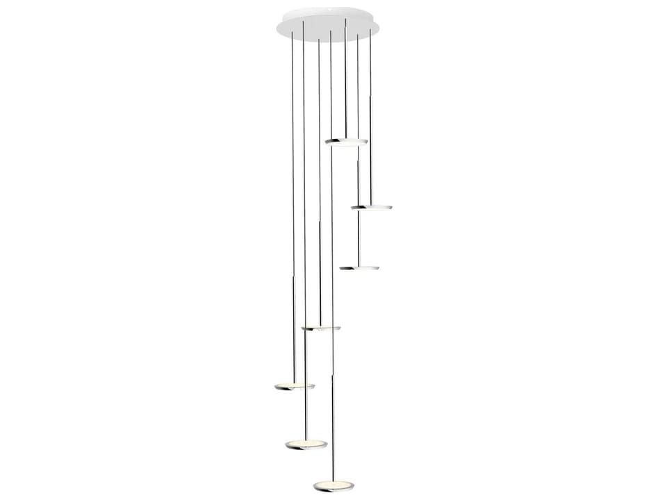 Sky Solo 5-Light Chrome Linear Chandelier