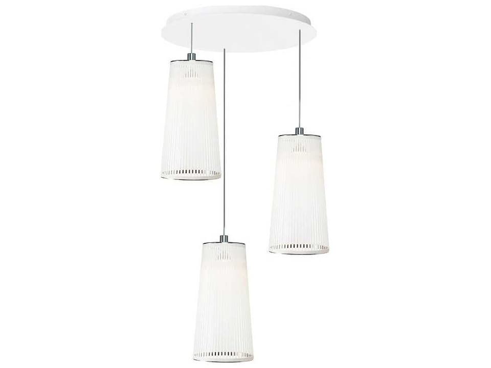 Solis 3-Light Chandelier with Dimmable Halogen Illumination