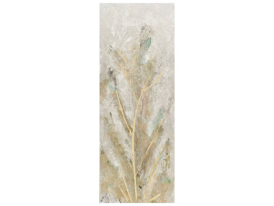 Aurora II Abstract Wood Wall Art with Gold Leaf Accents
