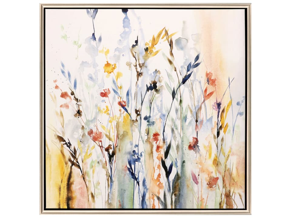 Window Art-I Framed Floral Giclee Canvas Wall Art