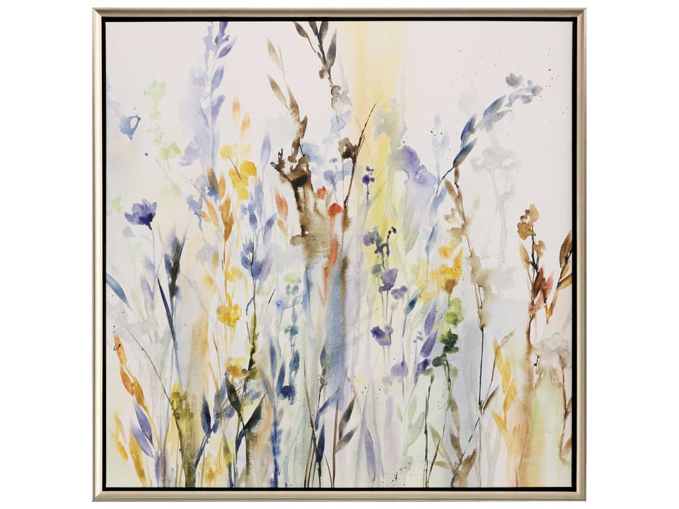 Window Art-II Canvas Wall Art by Inspire Studio with Silver Floater Frame