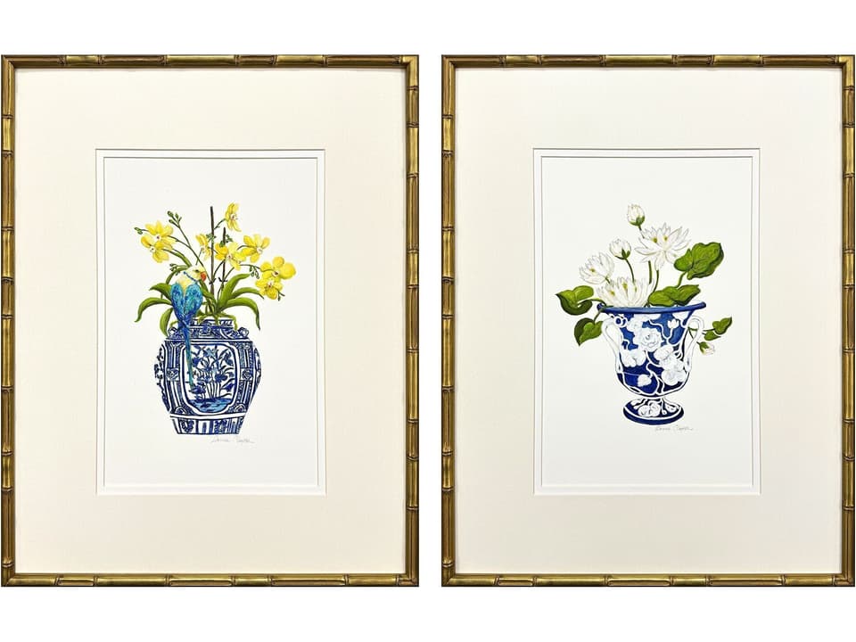 Blue And White II Set of 2