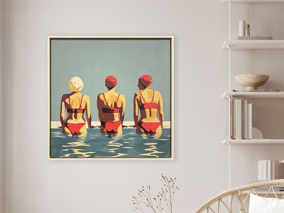 Red / Two Friends At The Beach