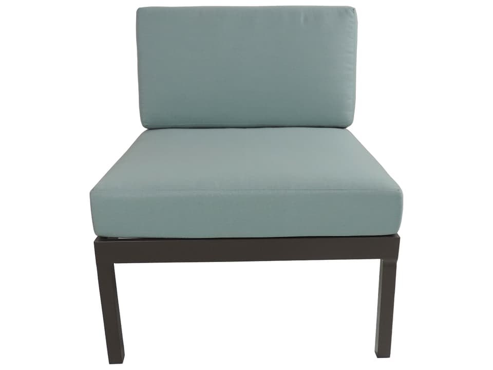 Riviera Geo Aluminum Armless Chair