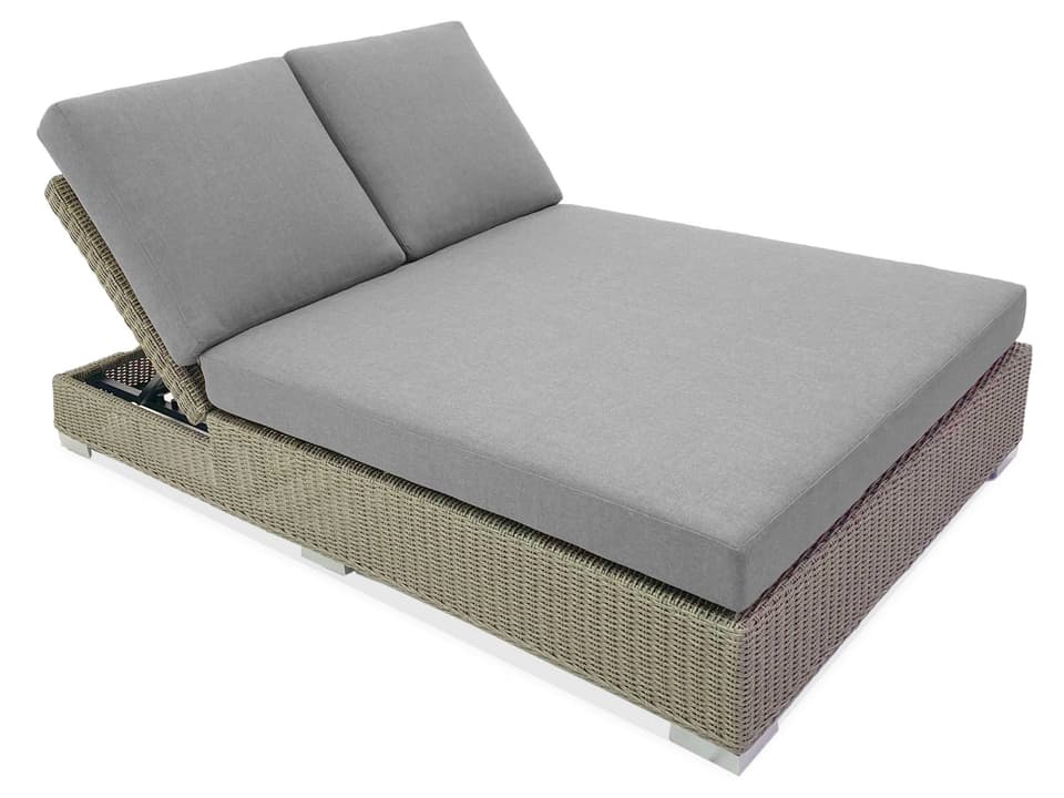 Palisades Double Armless Outdoor Chaise