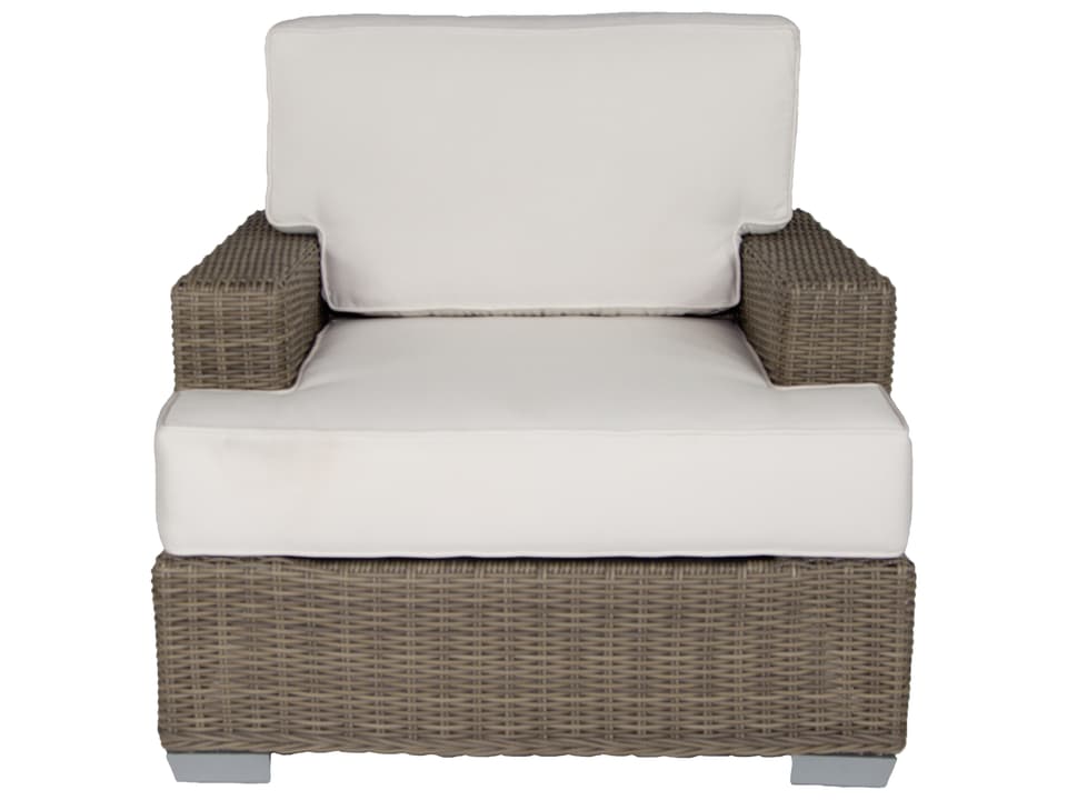 Palisades Hand-Woven Wicker Club Chair