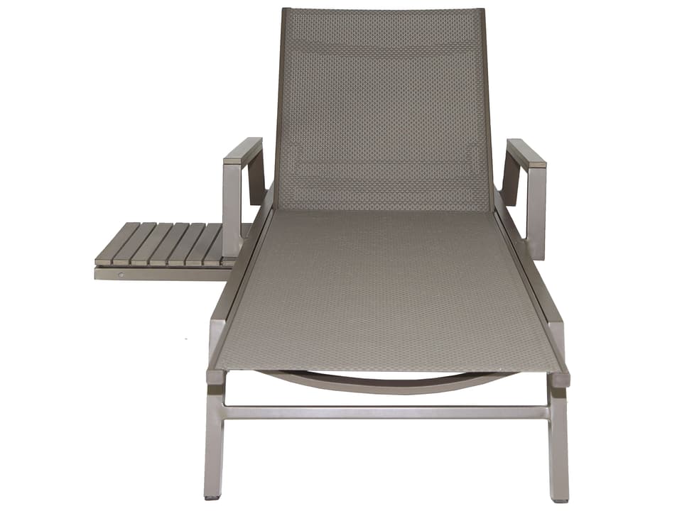 Riviera Chaise Lounger with Retractable Tray