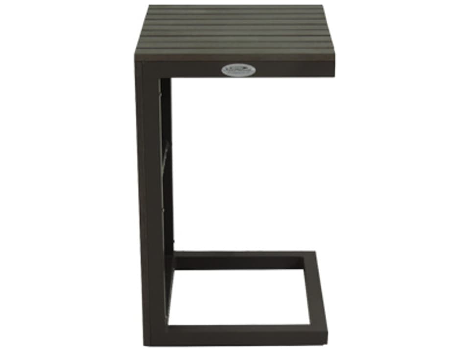 Riviera Square Faux Wood Utility Table