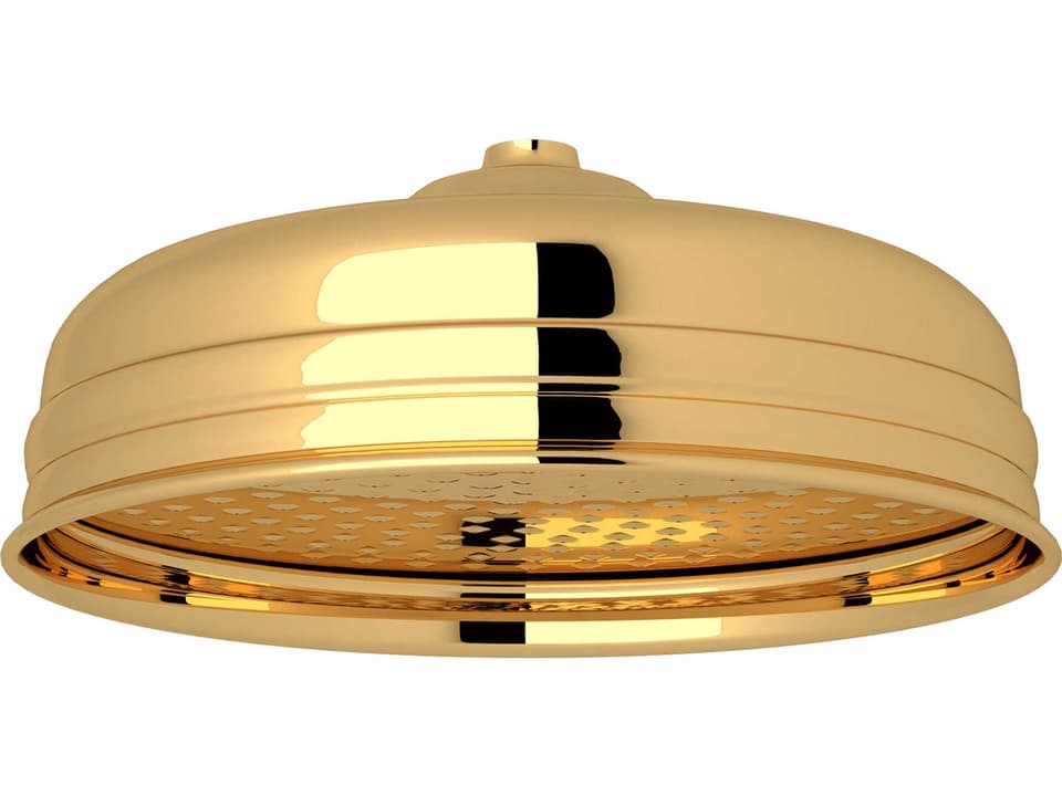 12-Inch Rain Showerhead in English Gold Finish