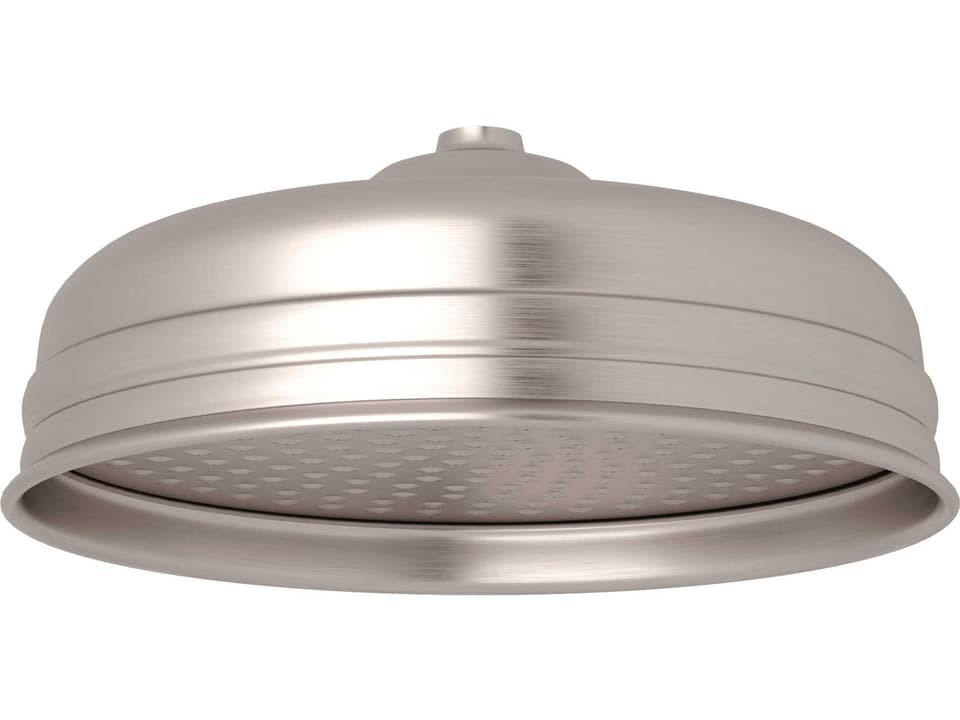 12-Inch Round Rain Showerhead in Satin Nickel