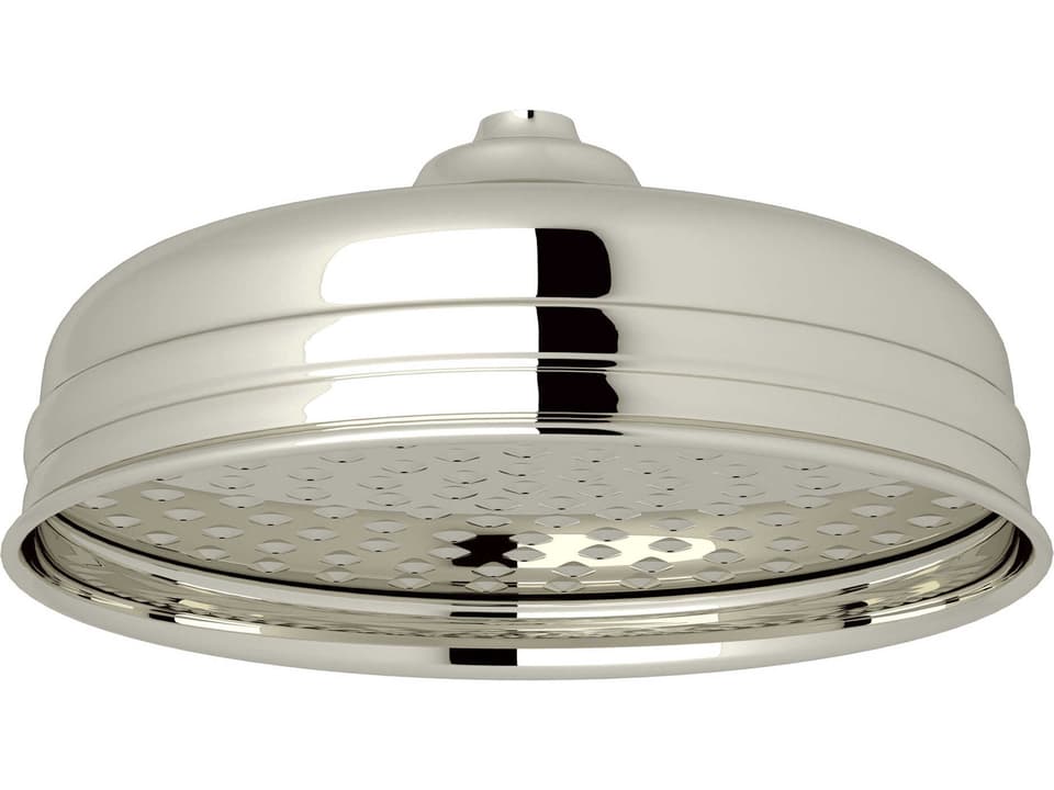 8-Inch Single Function Rain Showerhead in Polished Nickel