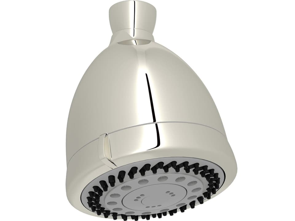Multi-Function Showerhead with Swivel Inlet in Polished Nickel