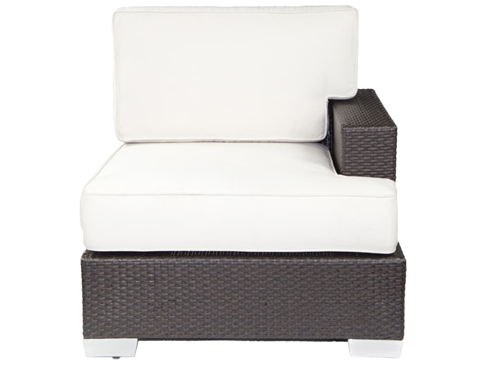 Signature Right Arm Facing Sectional Component with Wicker