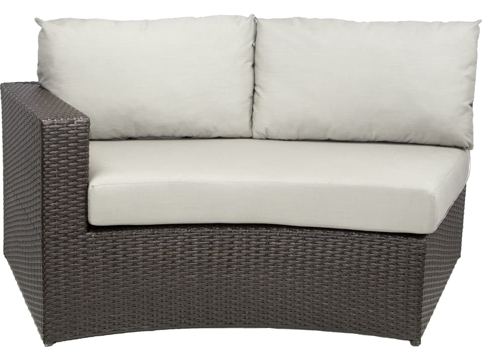 Vallejo Polyethylene Wicker LAF Loveseat