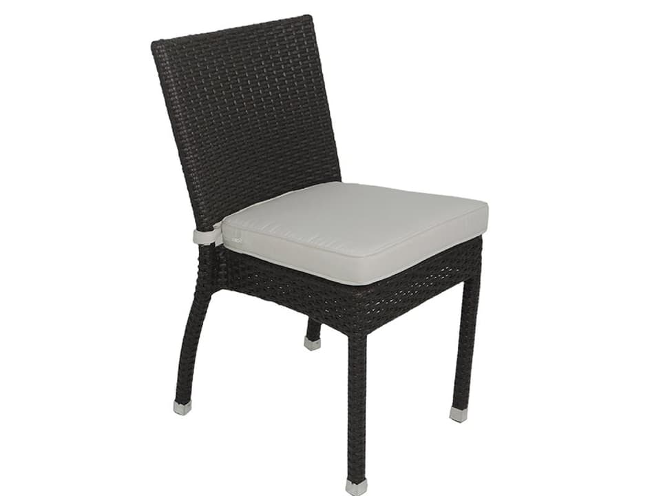 Venice Zuma Polyethylene Wicker Side Chair