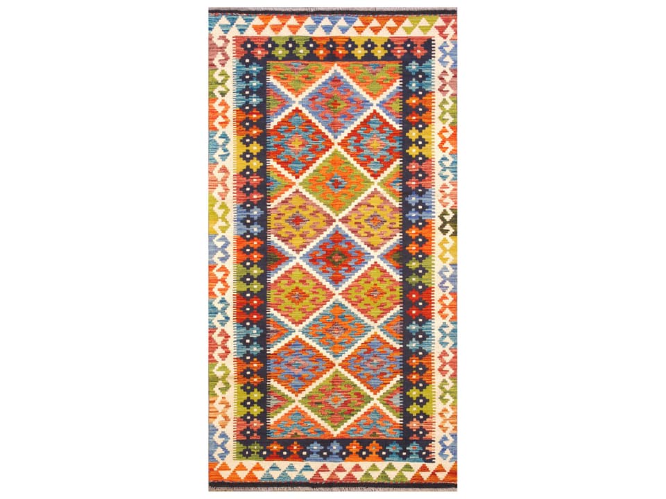 Kilim Flatweave Moroccan Area Rug