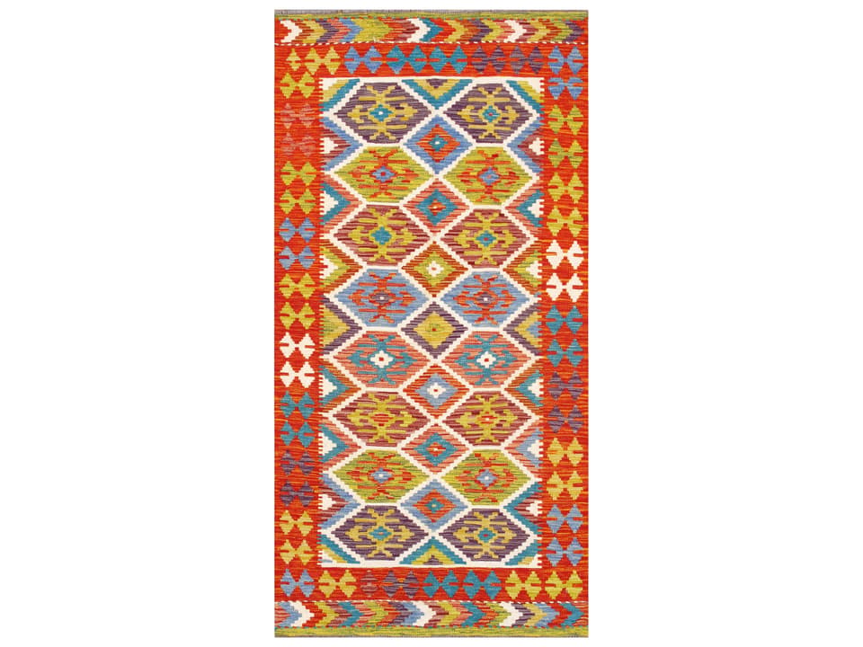 Kilim Flatweave Moroccan Area Rug