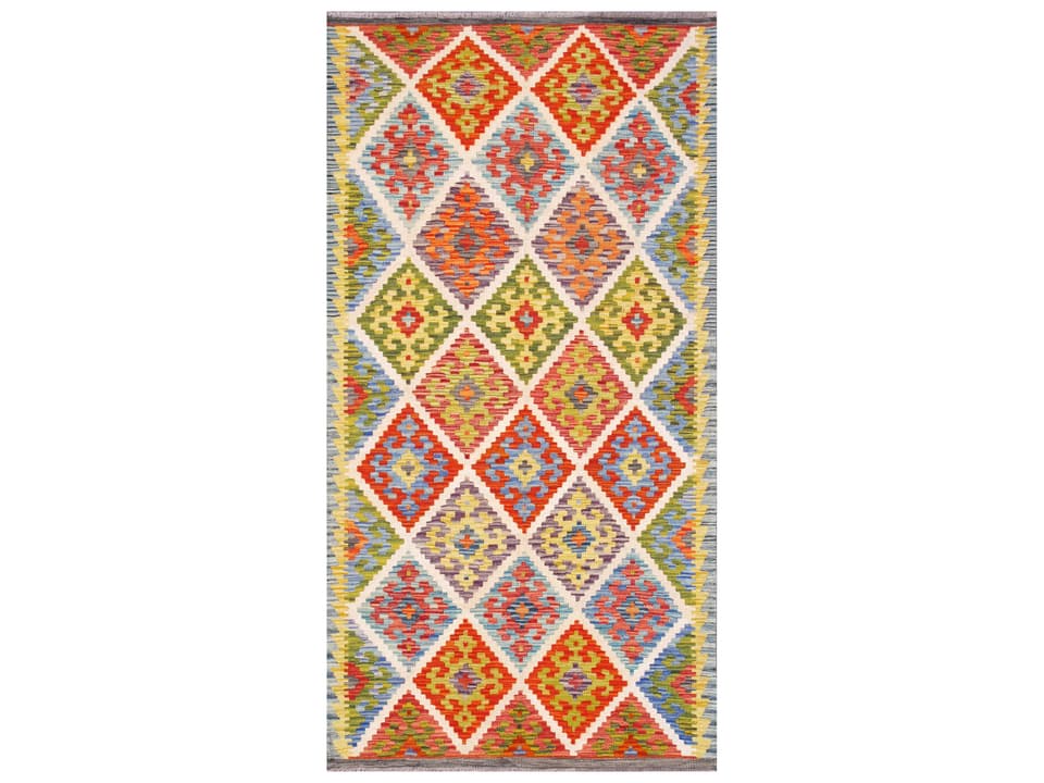 Kilim Flatweave Moroccan Area Rug