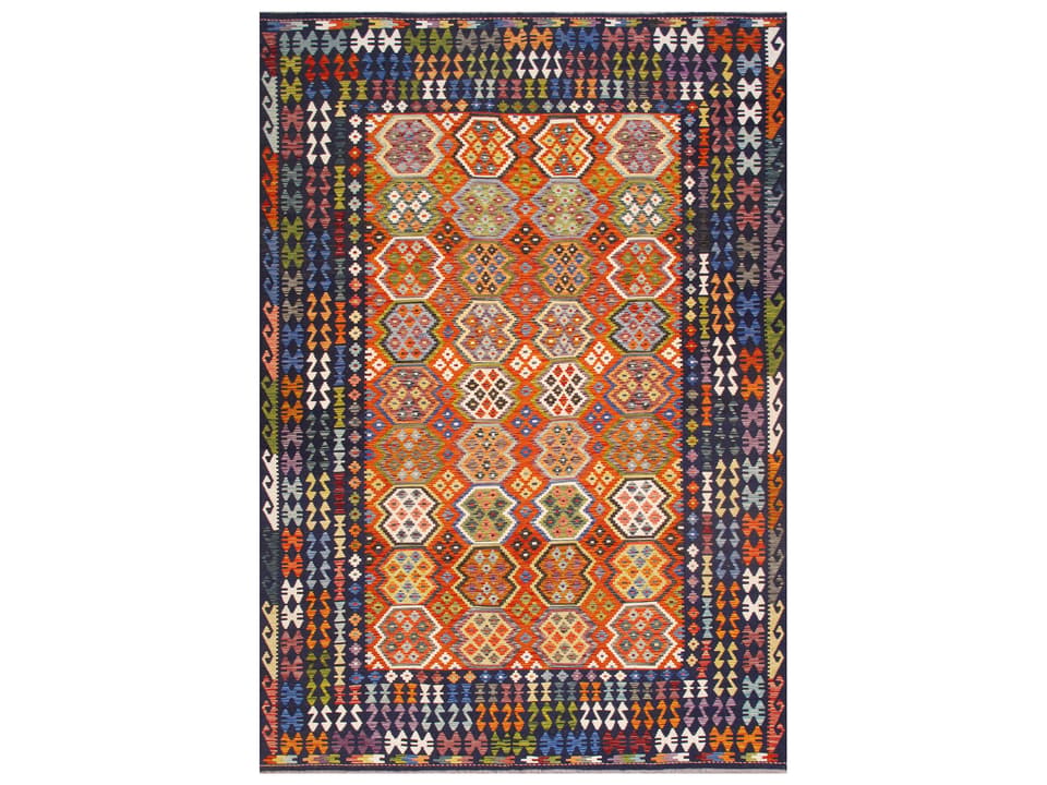 Kilim Flatweave Oriental Area Rug