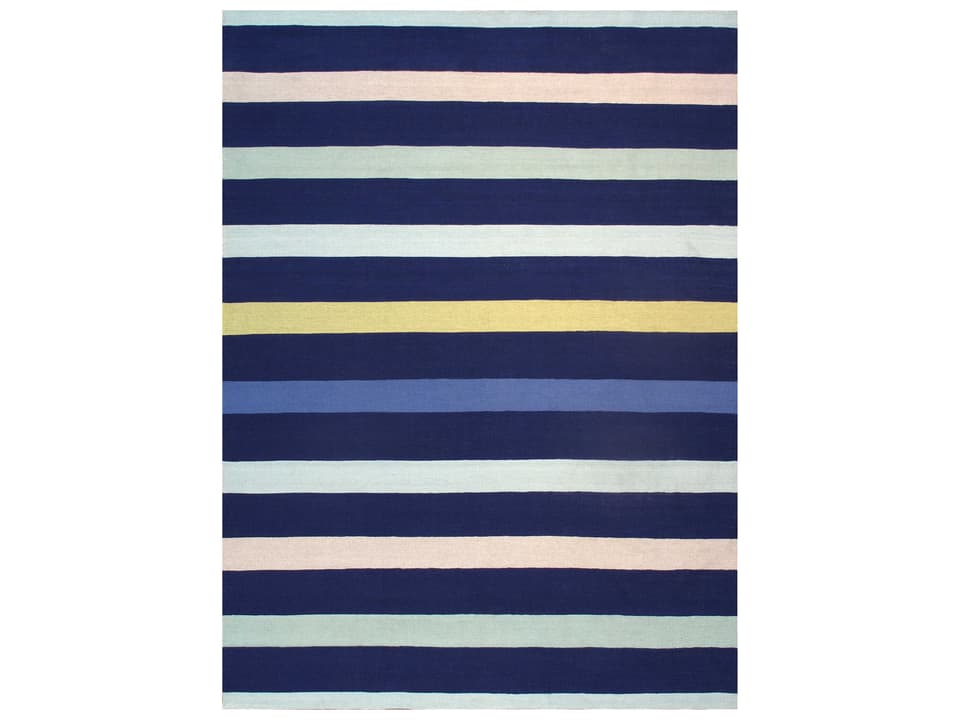 Hampton Flatweave Striped Indoor Outdoor Area Rug
